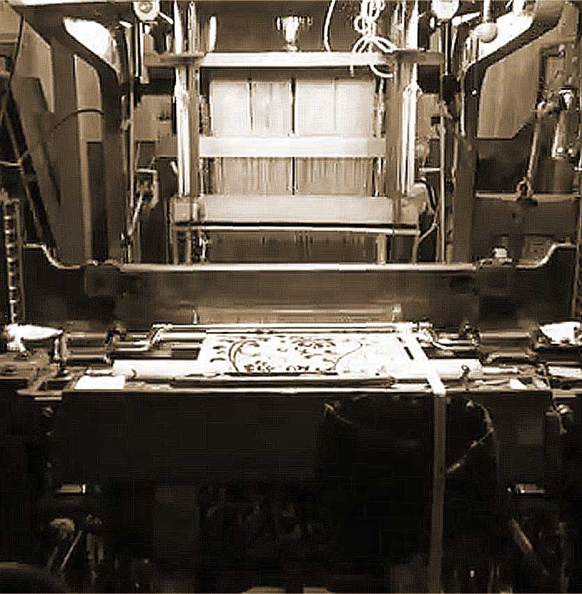 西陣織 力織機ん