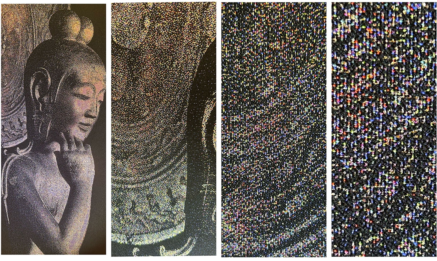 西陣アート織 拡大図